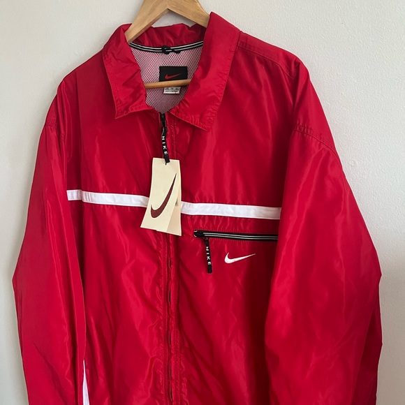 Vintage Nike Jacket / XXL / Red / New With Tags / 90s - Picture 2 of 9